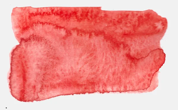 Tasarımınız Için Kırmızı Turuncu Suluboya Arkaplan Boya Lekeli Yapımı Suluboya — Stok fotoğraf