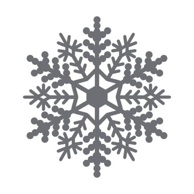 Basit bir arka plan üzerinde vektör kar tanesi