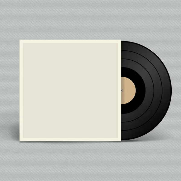 Vinil kaydı. Retro tarzı. Vektör çizim.