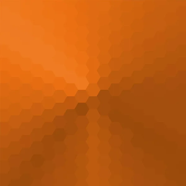 Fundo abstrato vetorial composto por hexágonos, pintado com um gradiente de cone . — Vetor de Stock