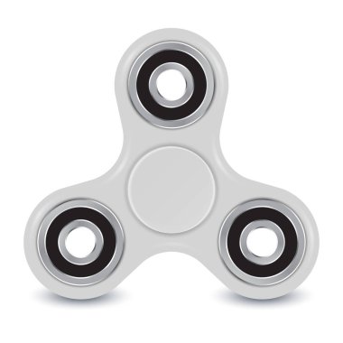 Gerçekçi görüntü kıpır Spinner. Vektör çizim.