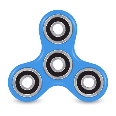 Gerçekçi görüntü kıpır Spinner. Vektör çizim.