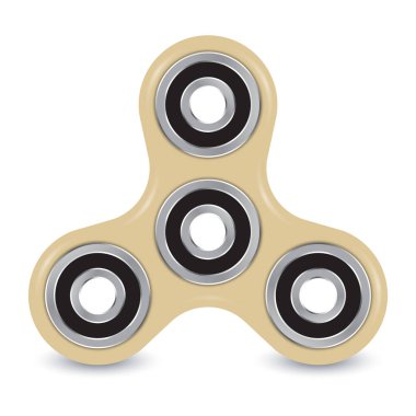 Gerçekçi görüntü kıpır Spinner. Vektör çizim.