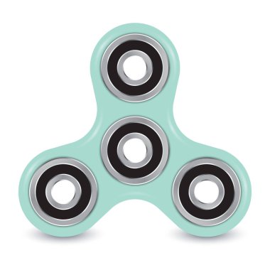 Gerçekçi görüntü kıpır Spinner. Vektör çizim.