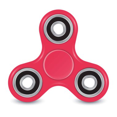 Gerçekçi görüntü kıpır Spinner. Vektör çizim.