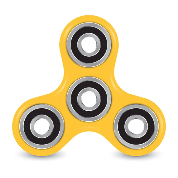 Realistisches Bild von Fidget Spinner. Vektorillustration. — Stockvektor