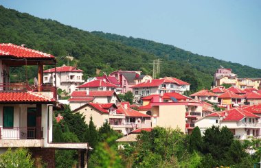 Güzel panoramik manzaralı Dağları Balkanlar'da Bulgaristan