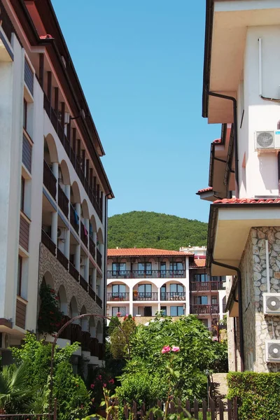 Küçük otel Bulgaristan Balkan dağ yaz tatil beldesi St. Vl