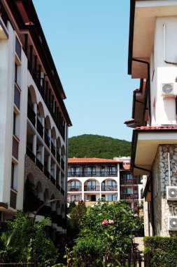 Küçük otel Bulgaristan Balkan dağ yaz tatil beldesi St. Vl