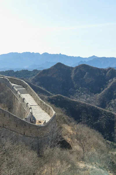 Majestueuse grande muraille de Chine — Photo