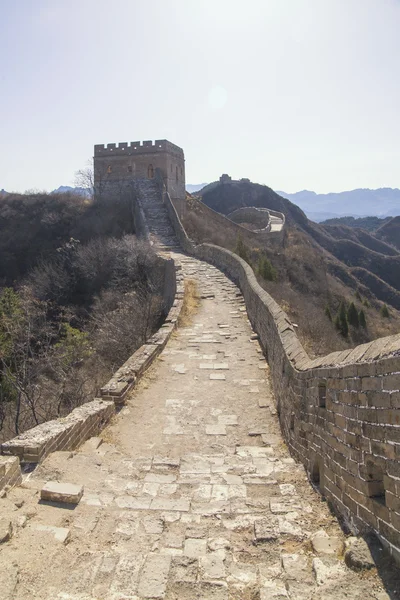 Majestoso grande parede de china — Fotografia de Stock