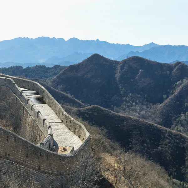 Majestoso grande parede de china — Fotografia de Stock