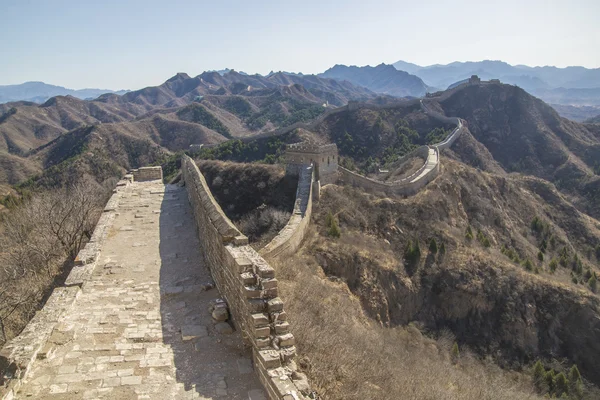 Majestueuse grande muraille de Chine — Photo