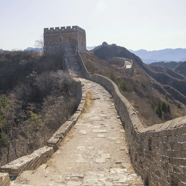 Majestoso grande parede de china — Fotografia de Stock