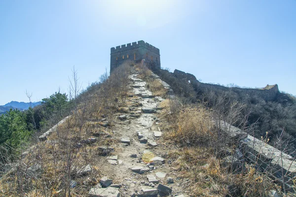 Majestoso grande parede de china — Fotografia de Stock