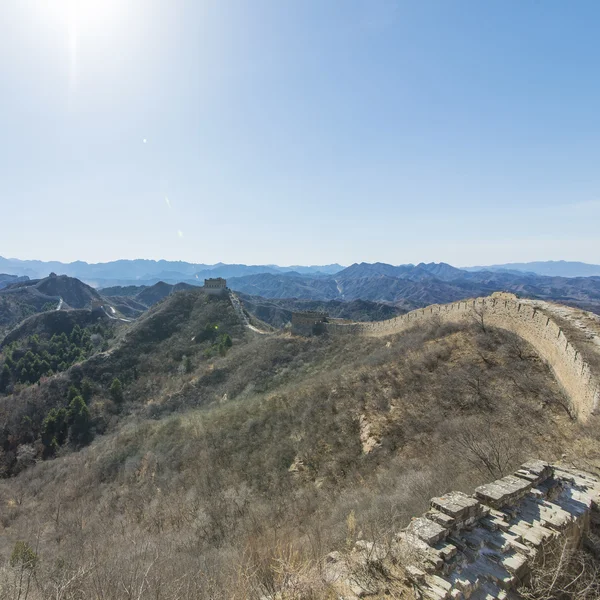 中国の壮大な万里の長城 — ストック写真