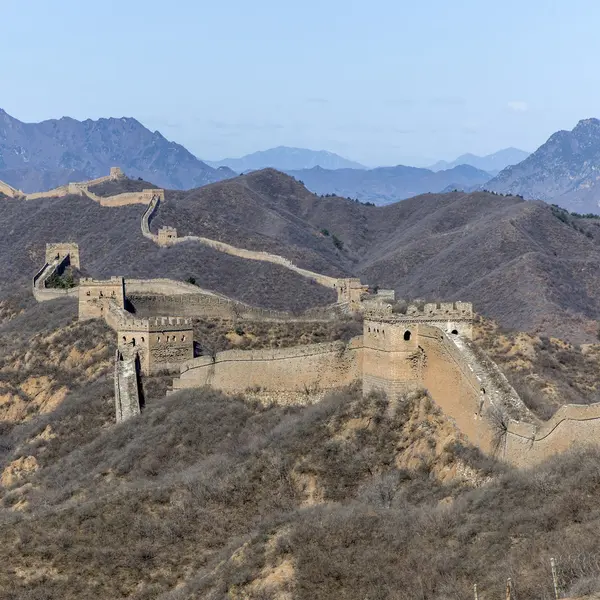 Majestuosa gran pared de china — Foto de Stock