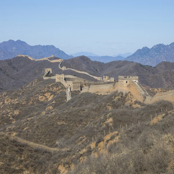 Maestoso grande muro di porcellana — Foto Stock