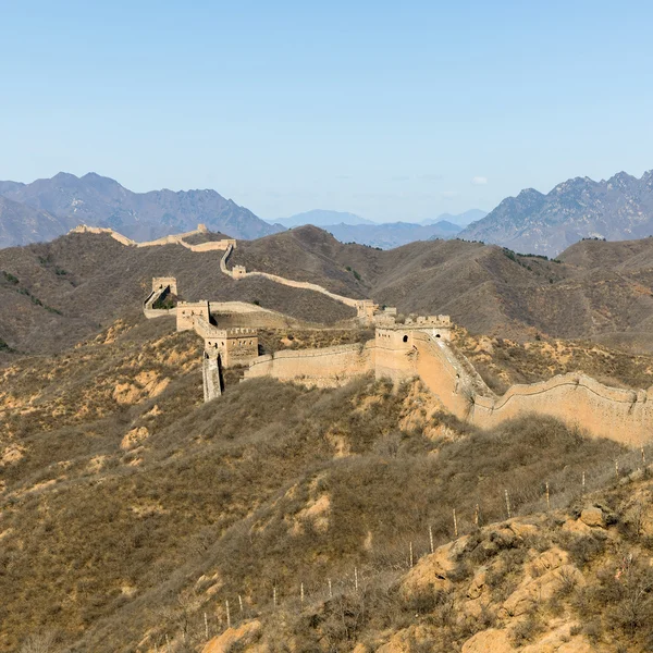 Majestuosa gran pared de china — Foto de Stock