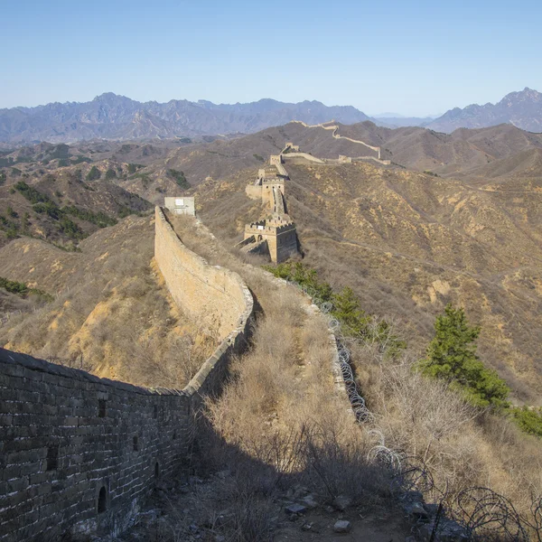 Majestueuse grande muraille de Chine — Photo