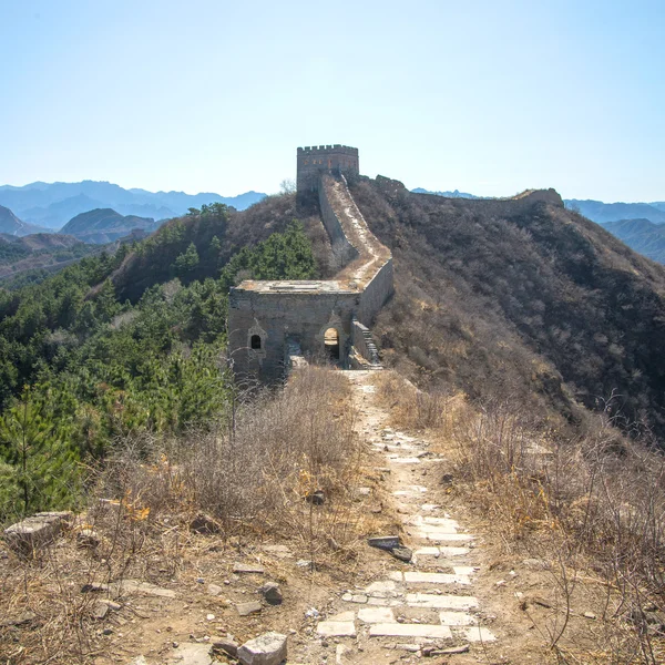 Majestueuze grote muur van China — Stockfoto