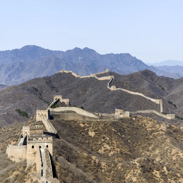 Majestoso grande parede de china — Fotografia de Stock