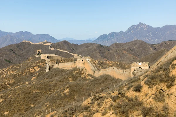 Majestoso grande parede de china — Fotografia de Stock