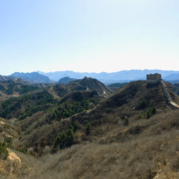 Majestueuse grande muraille de Chine — Photo