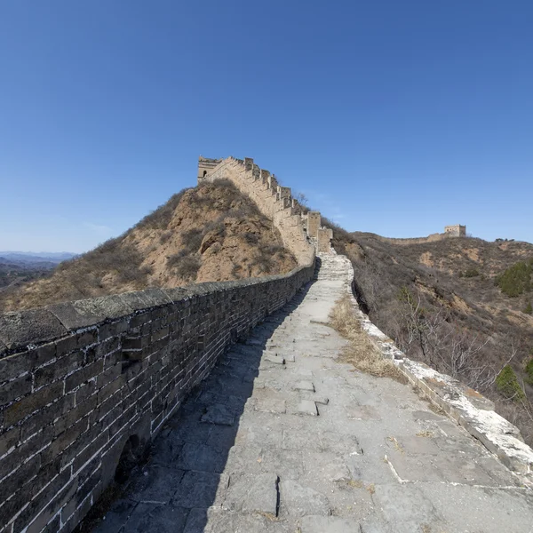 Majestueuse grande muraille de Chine — Photo