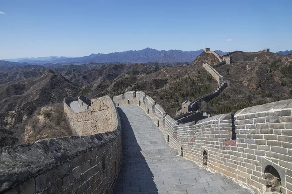 Majestoso grande parede de china — Fotografia de Stock