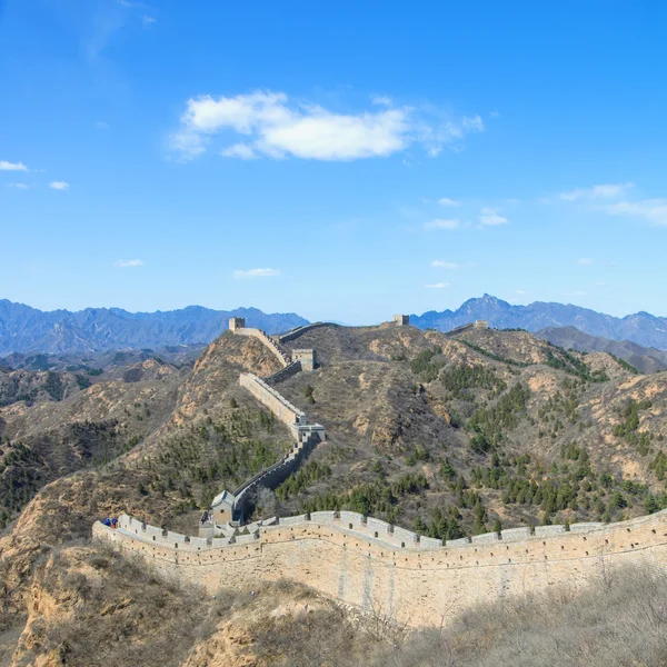 Majestueuse grande muraille de Chine — Photo