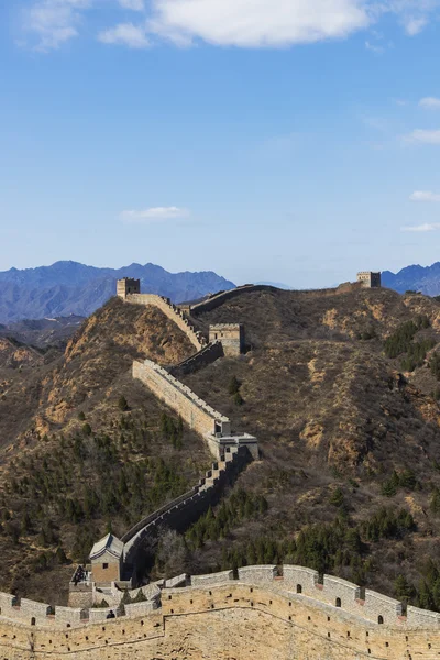 Majestueuse grande muraille de Chine — Photo