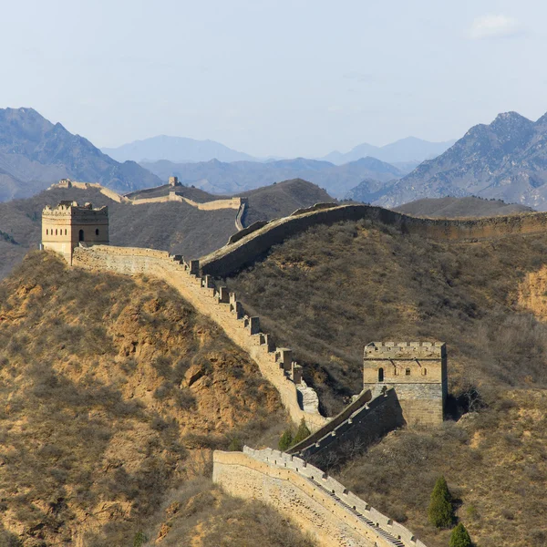 Majestueuse grande muraille de Chine — Photo