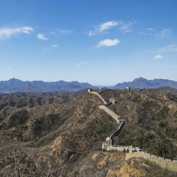 Majestueuse grande muraille de Chine — Photo