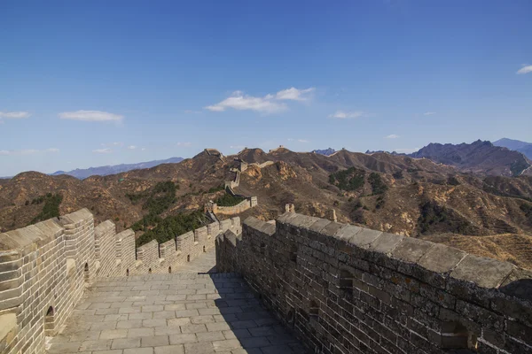 Majestoso grande parede de china — Fotografia de Stock