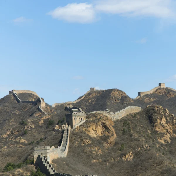 Majestueuse grande muraille de Chine — Photo