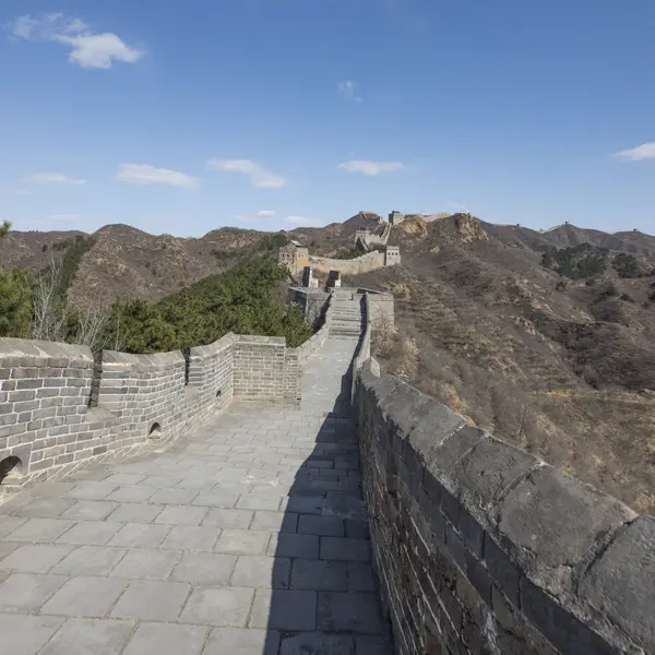 Majestueuse grande muraille de Chine — Photo