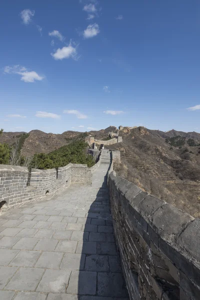 Majestoso grande parede de china — Fotografia de Stock