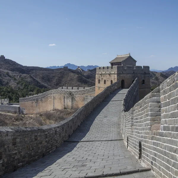 Majestueuse grande muraille de Chine — Photo