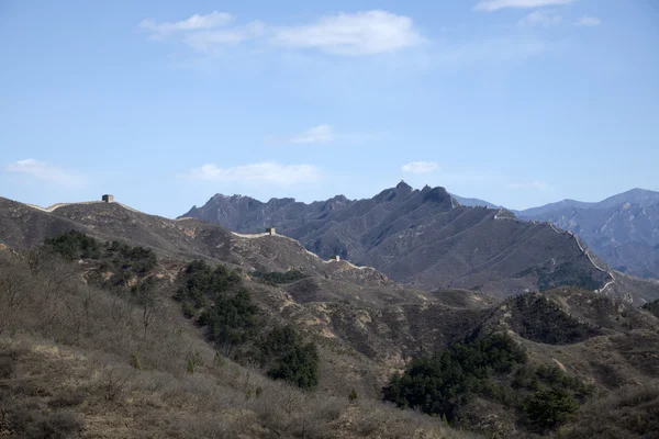 中国雄伟的长城 — 图库照片