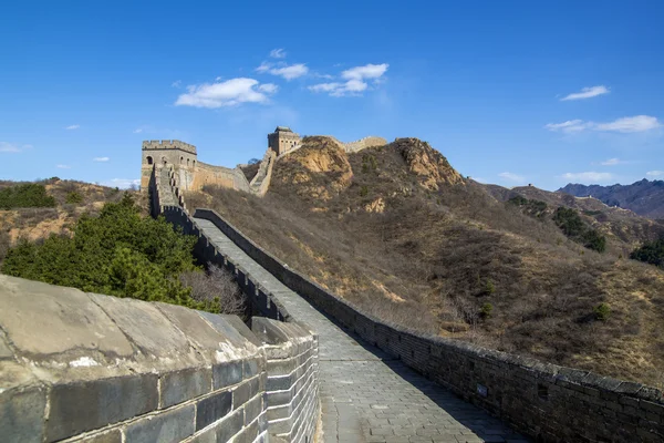 Majestoso grande parede de china — Fotografia de Stock