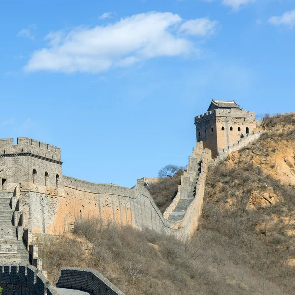 Majestueuse grande muraille de Chine — Photo