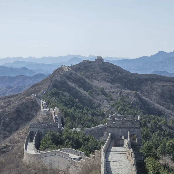 Majestuosa Gran Muralla de Chin —  Fotos de Stock