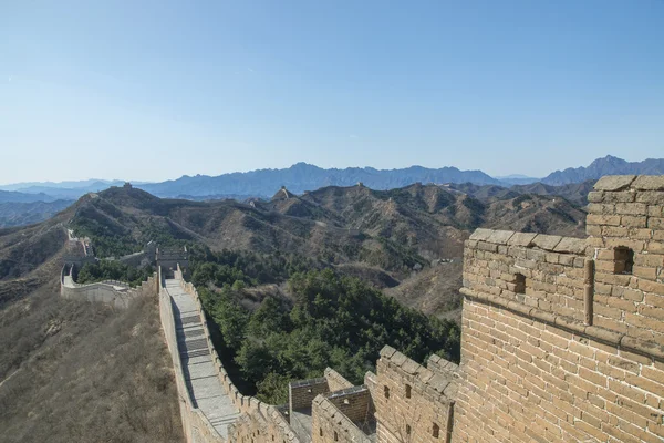 Majestosa Grande Muralha de Chin — Fotografia de Stock