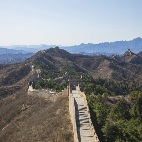 Majestosa Grande Muralha de Chin — Fotografia de Stock