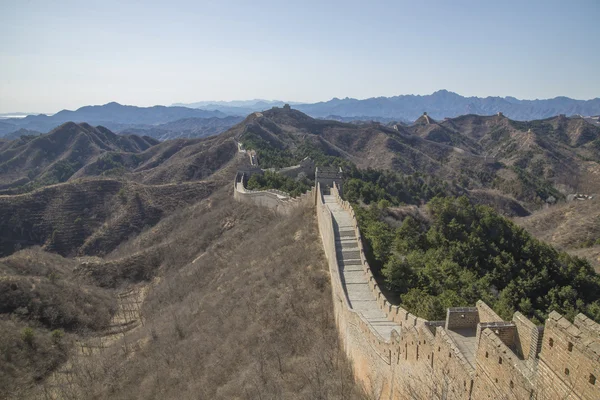 Majestosa Grande Muralha de Chin — Fotografia de Stock