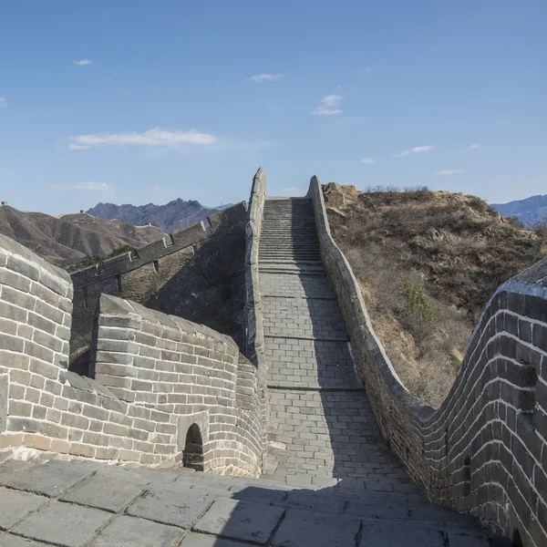 Majestátní Velká čínská zeď Chin — Stock fotografie