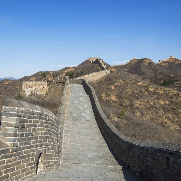 Majestuosa Gran Muralla de Chin —  Fotos de Stock