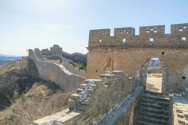 Majestátní Velká čínská zeď Chin — Stock fotografie