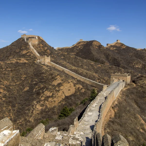 Majestosa Grande Muralha de Chin — Fotografia de Stock